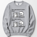 The Code Works sweatshirt — Sport Grey