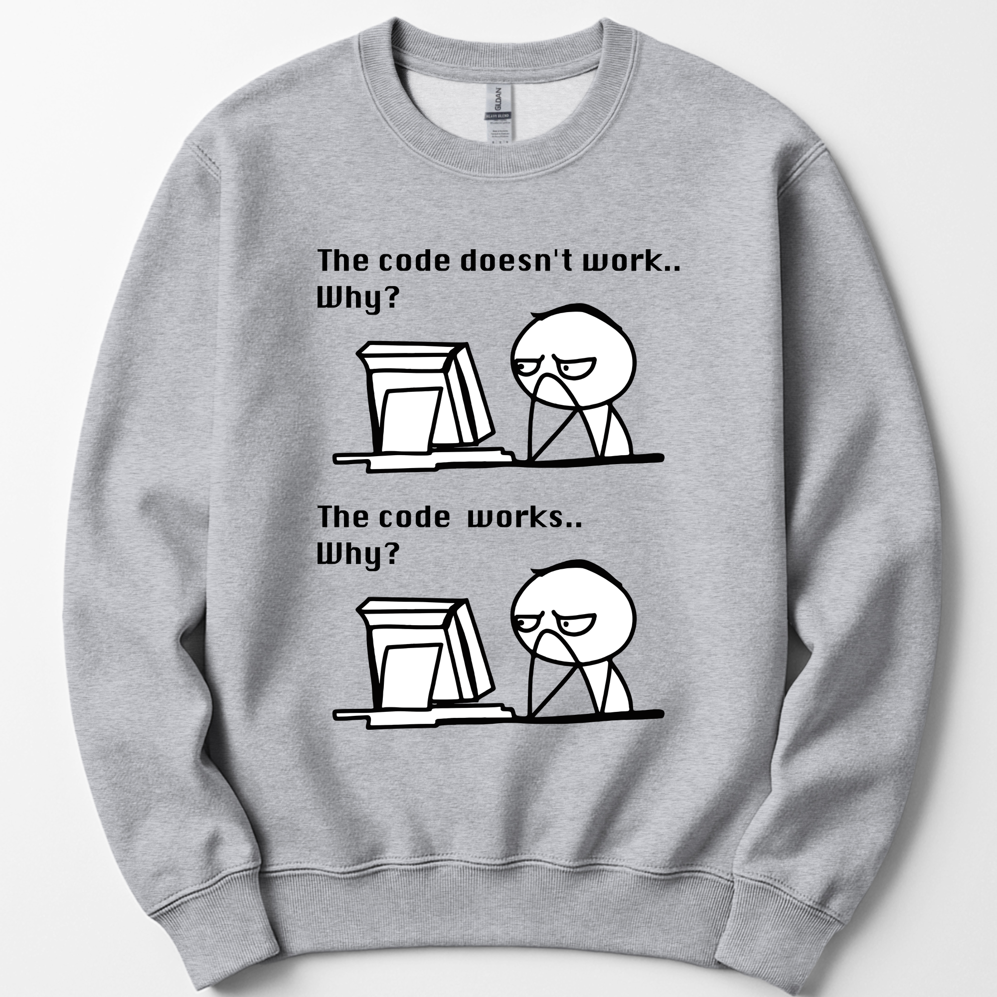 The Code Works sweatshirt — Sport Grey