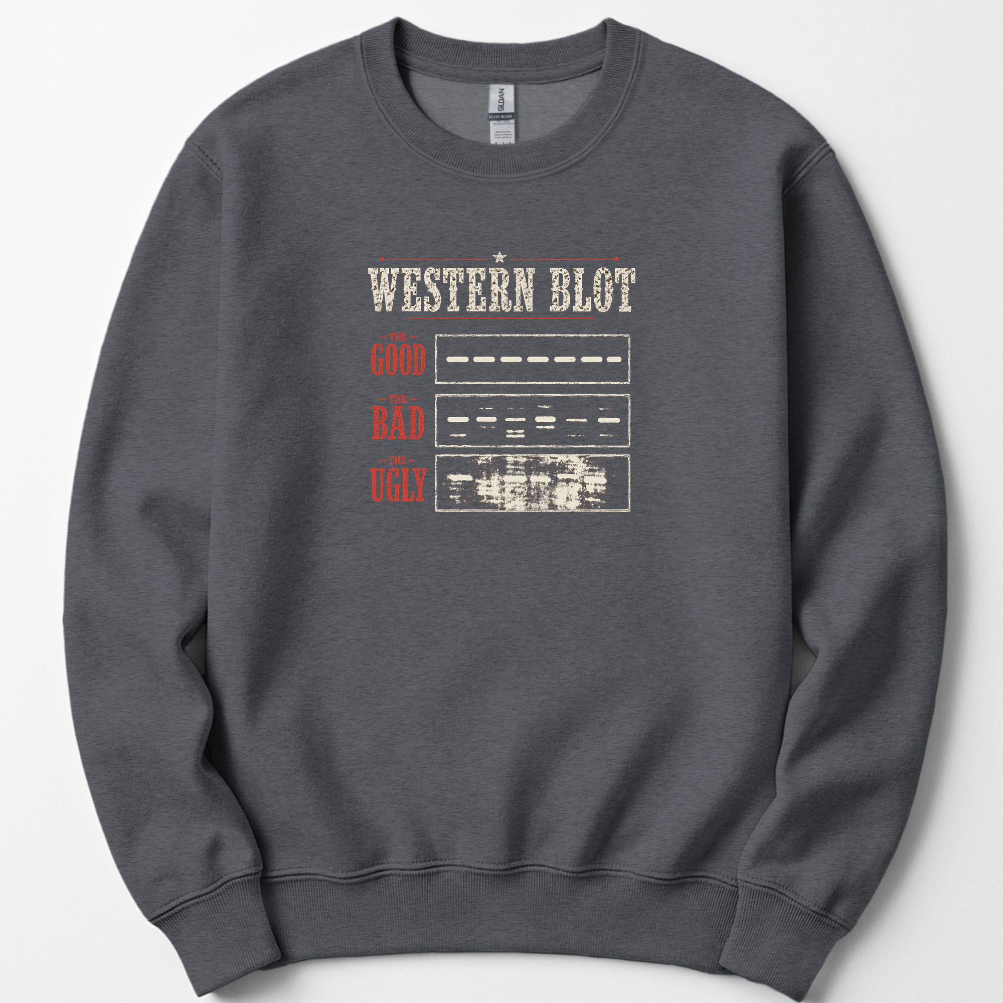 Western Blot sweatshirt — Dark Heather