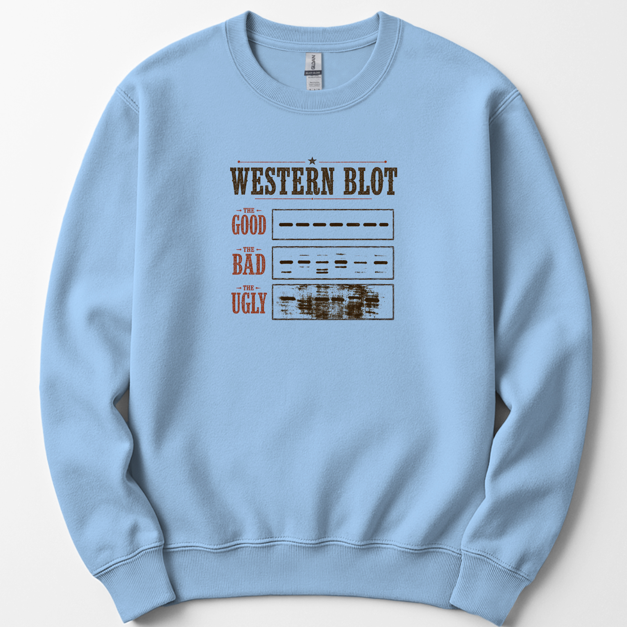 Western Blot sweatshirt — Light Blue