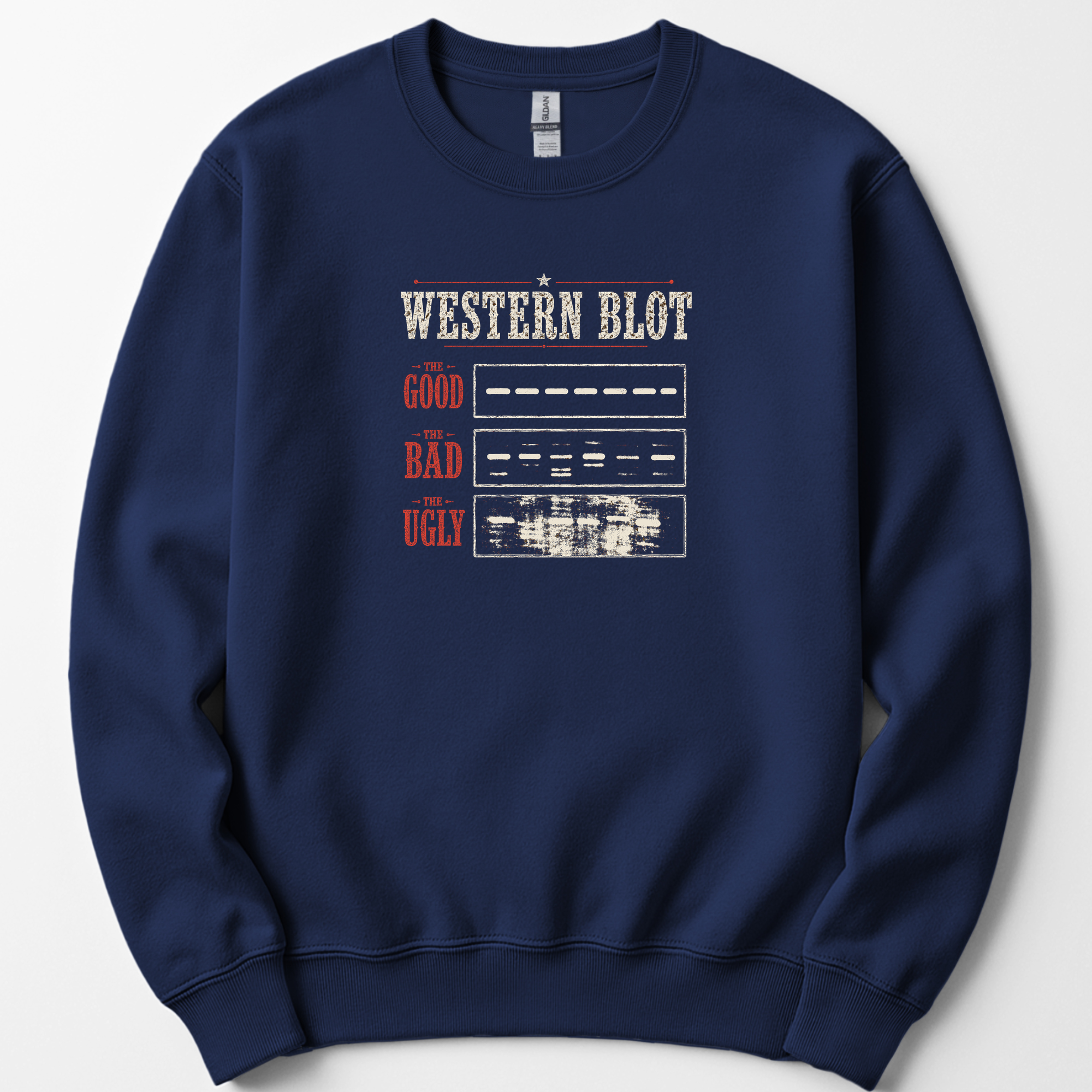 Western Blot sweatshirt — Navy