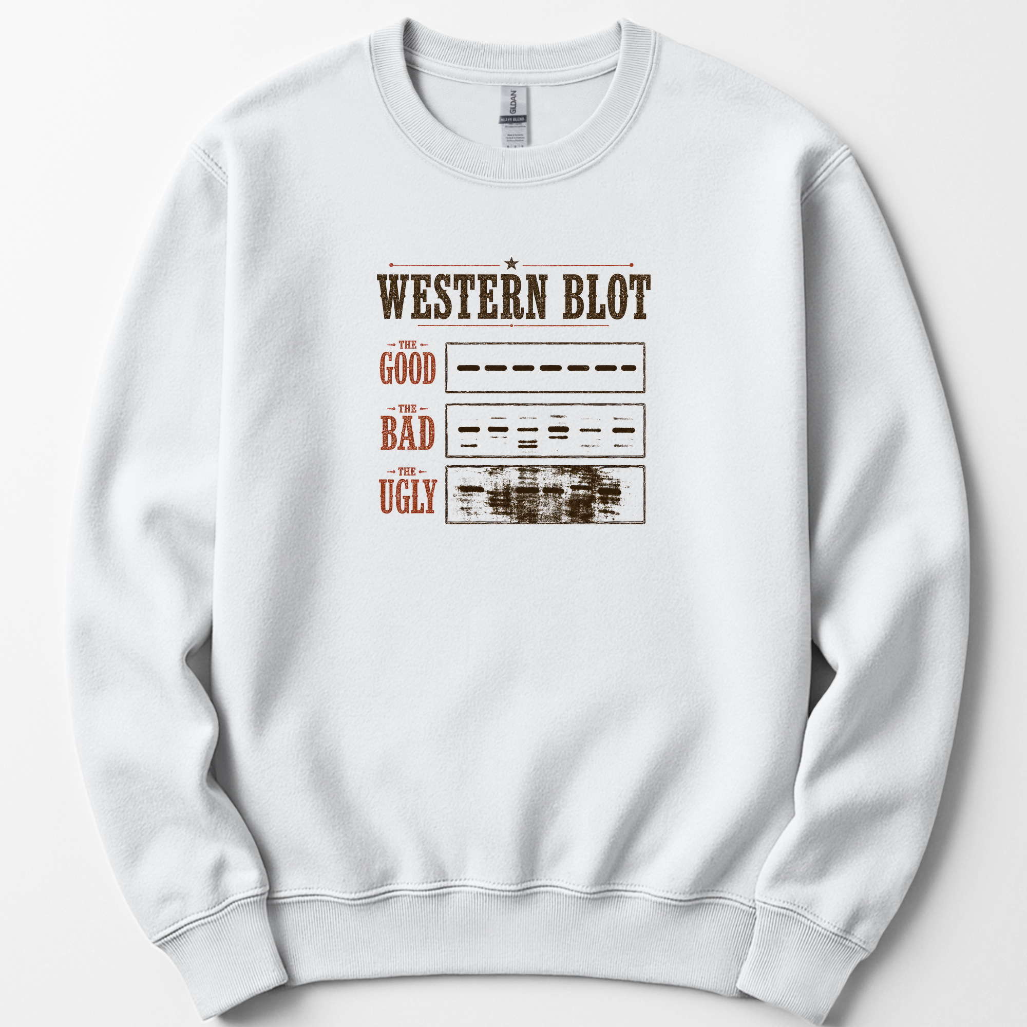 Western Blot sweatshirt — White