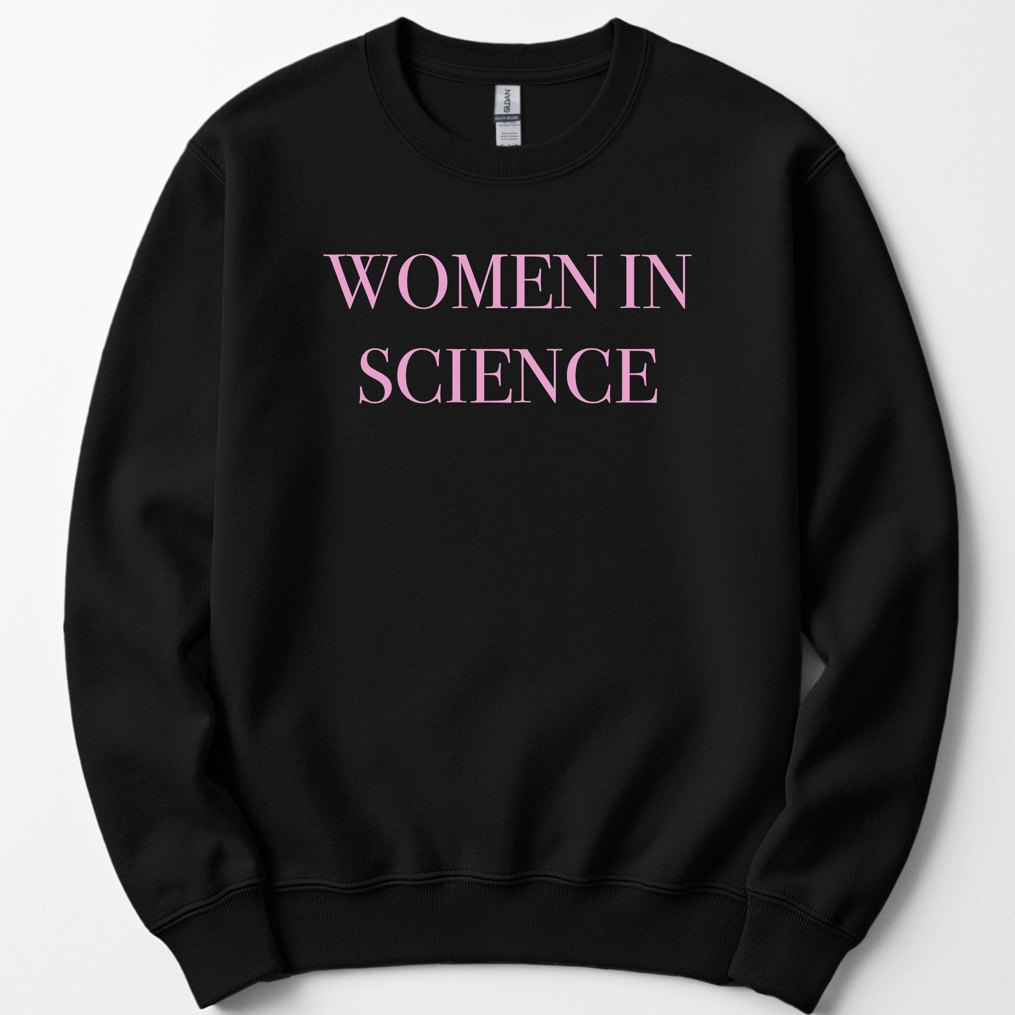 Women In Science sweatshirt — Black