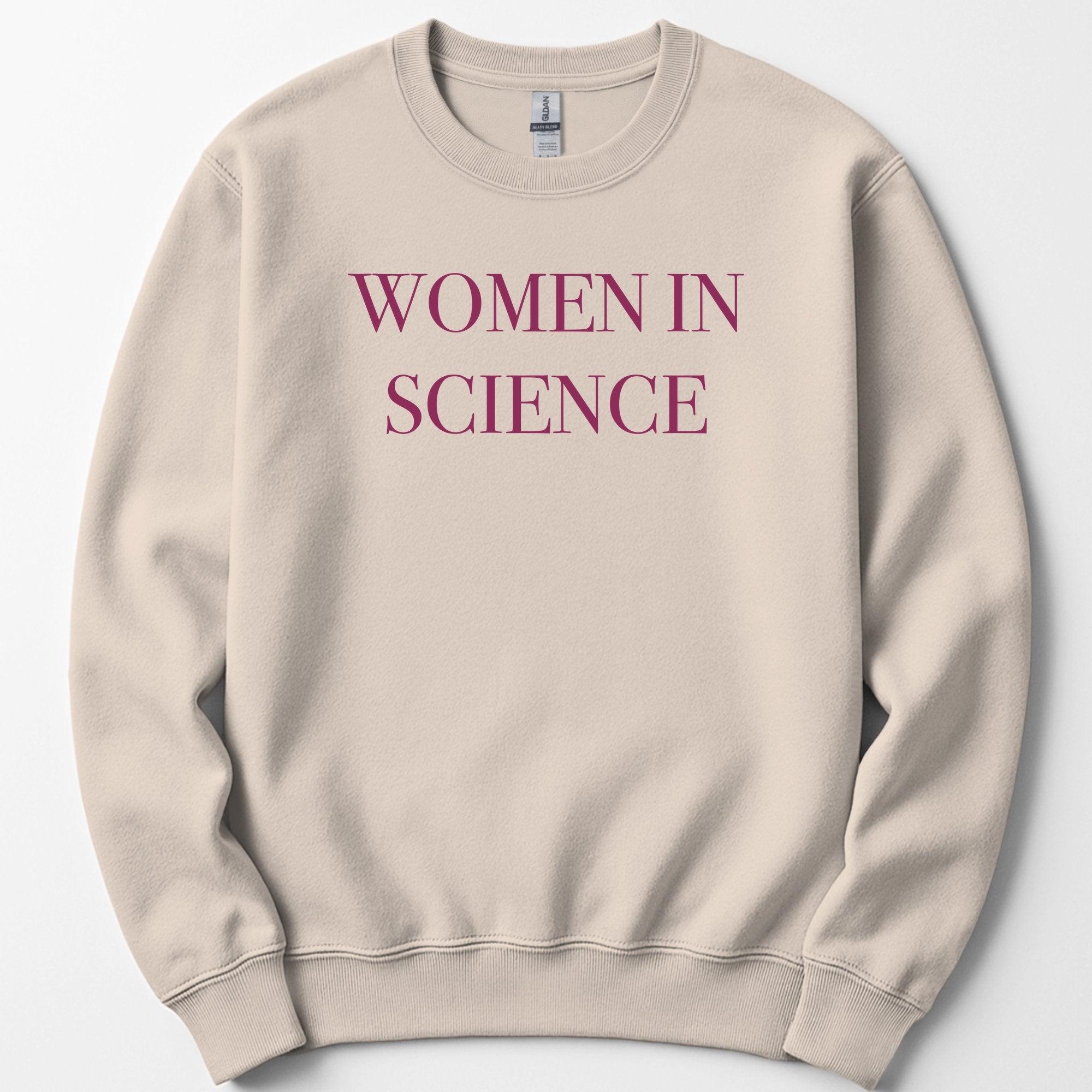 Women In Science sweatshirt — Sand