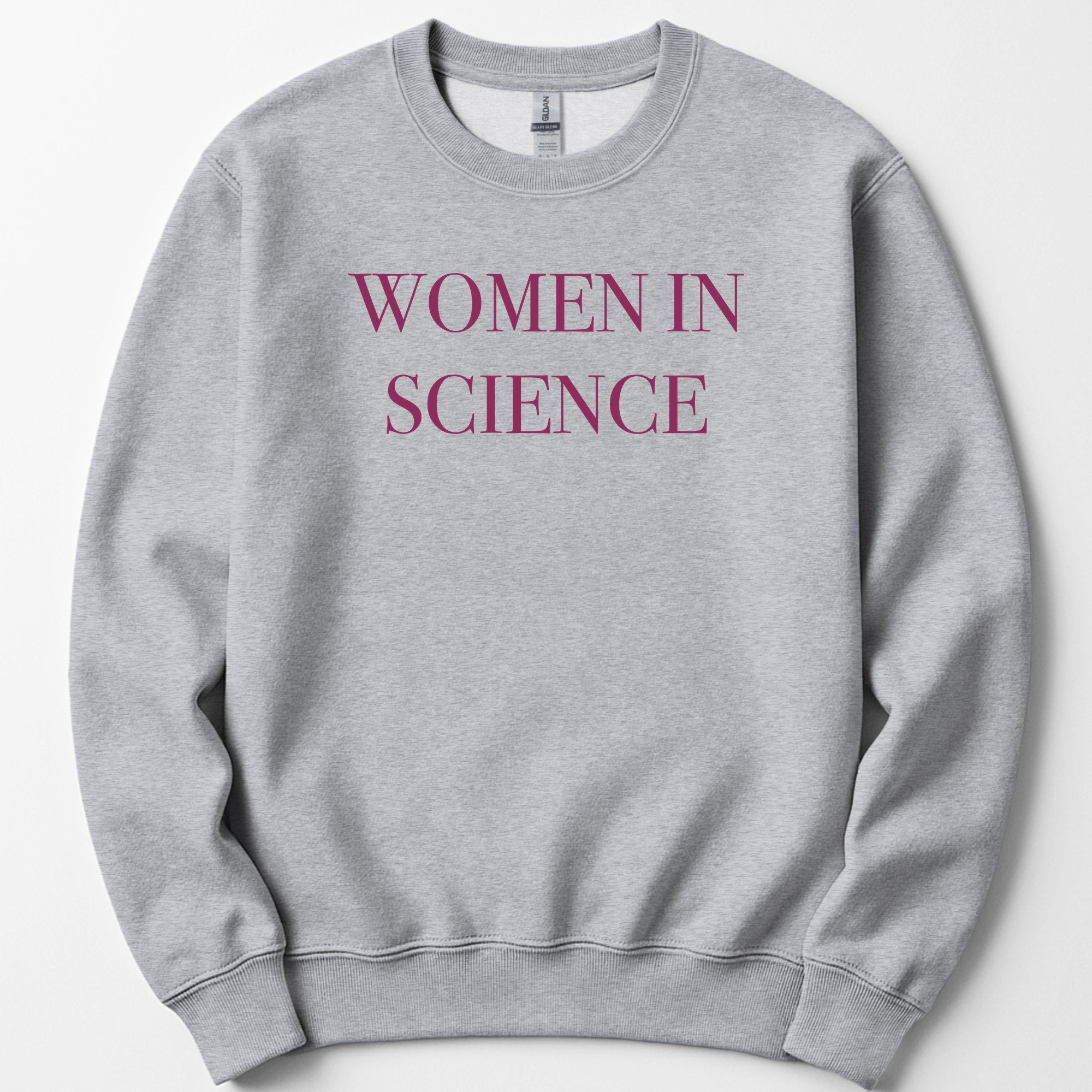 Women In Science sweatshirt — Sport Grey