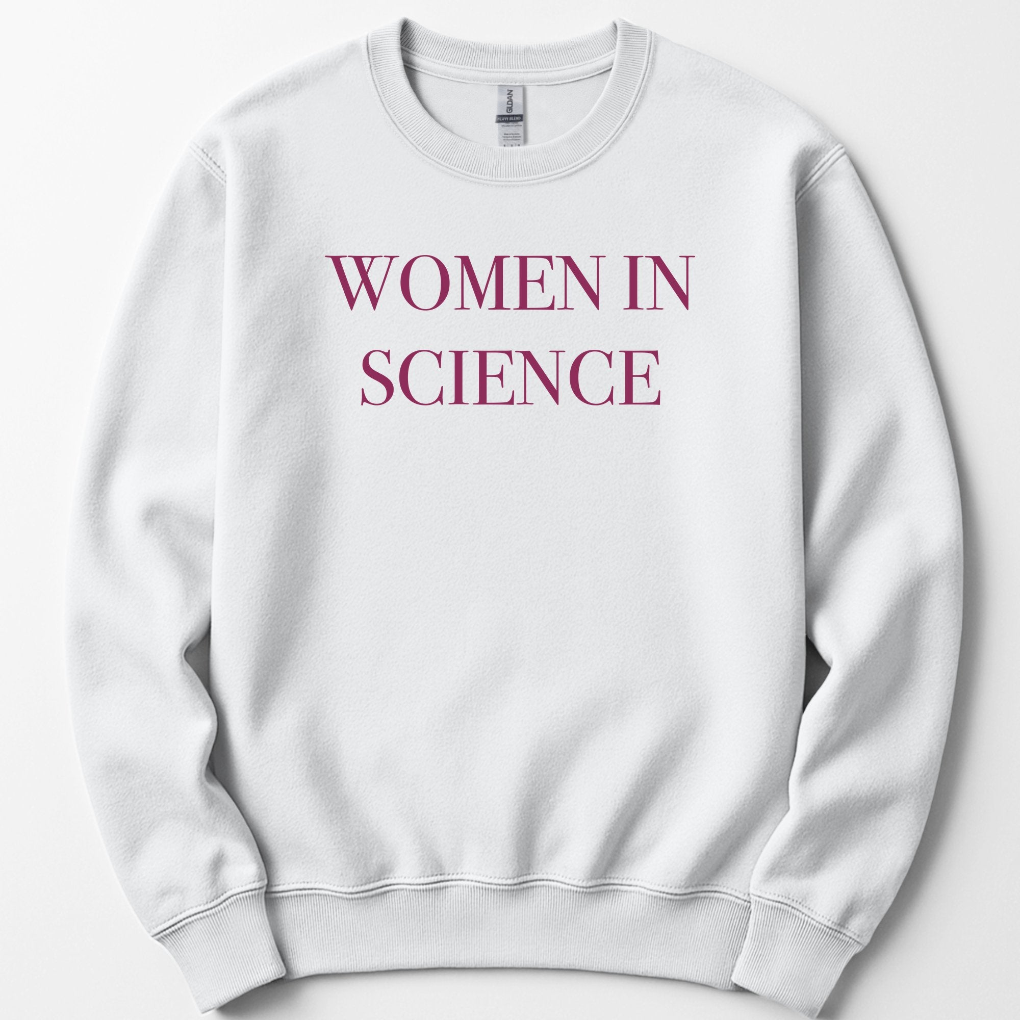 Women In Science sweatshirt — White