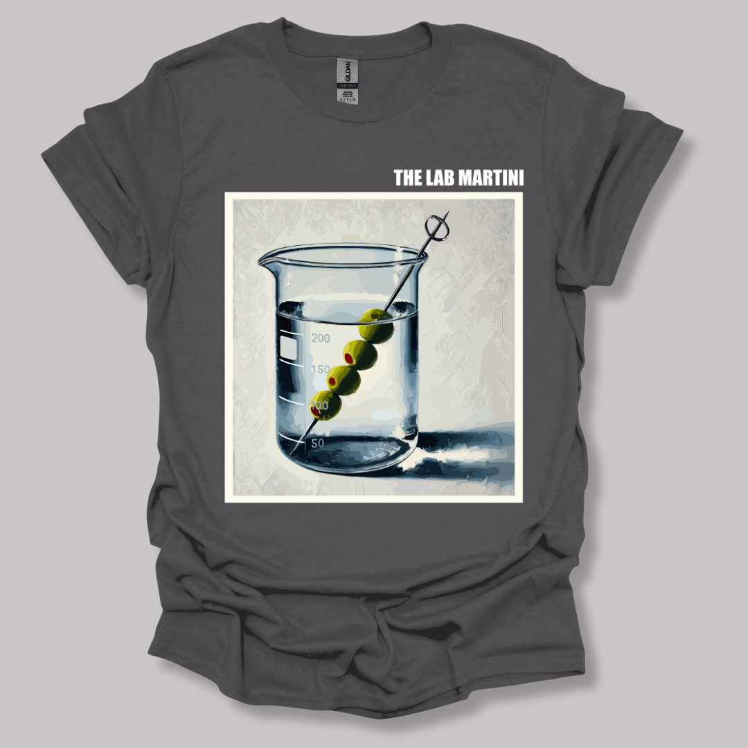 The Lab Martini T-shirt Charcoal / S