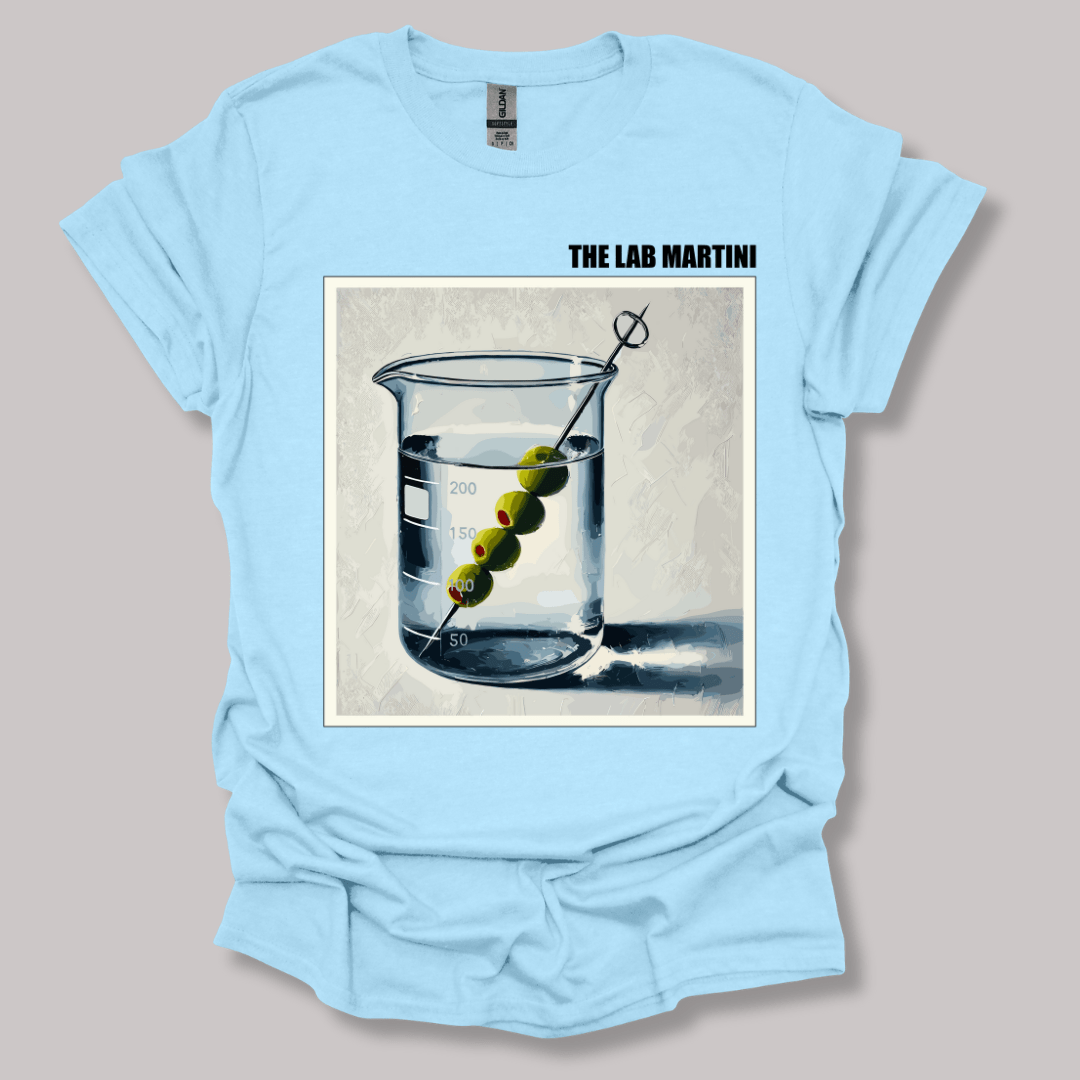 The Lab Martini T-shirt Light Blue / S