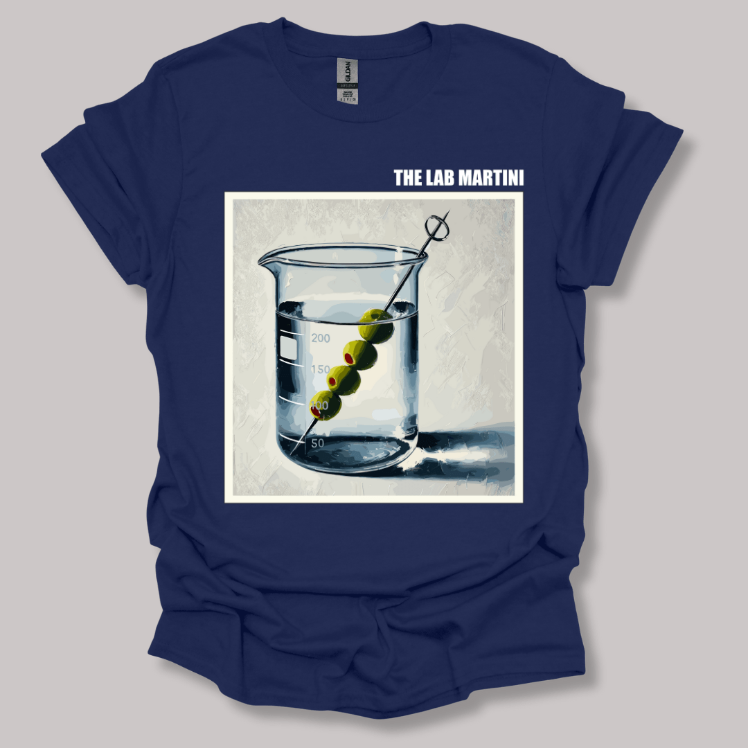 The Lab Martini T-shirt Navy / S