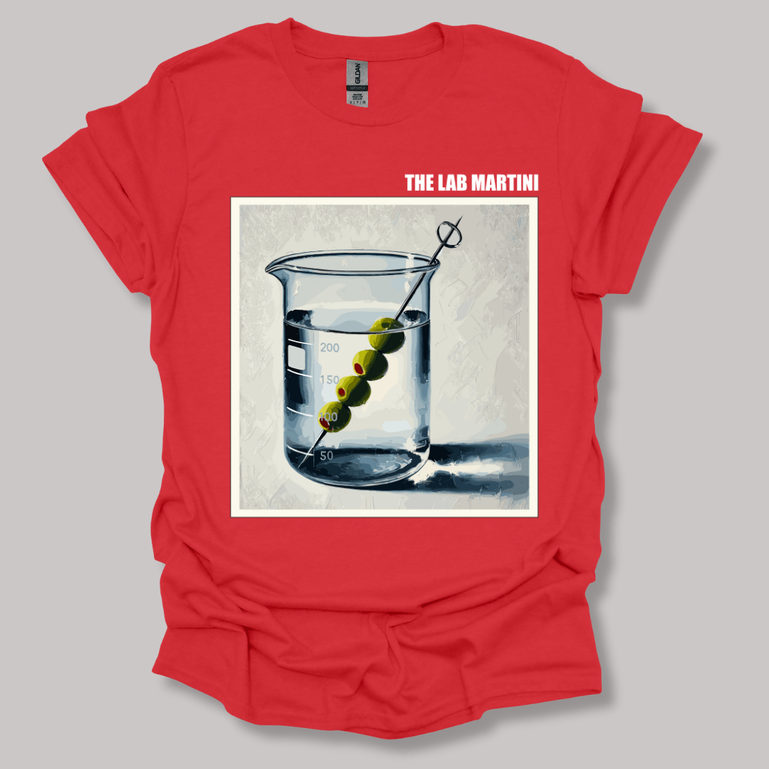 The Lab Martini T-shirt Red / S