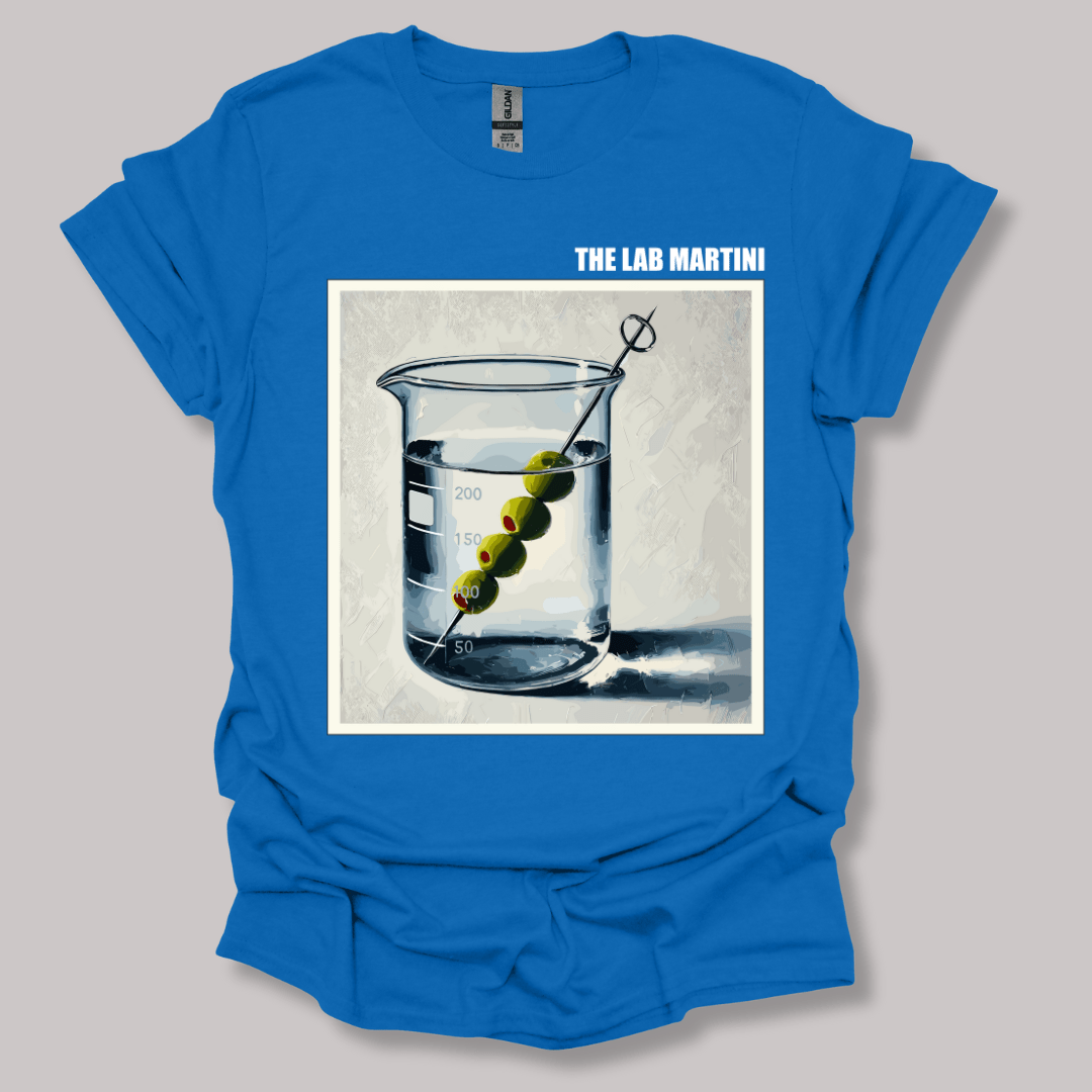 The Lab Martini T-shirt Royal / S