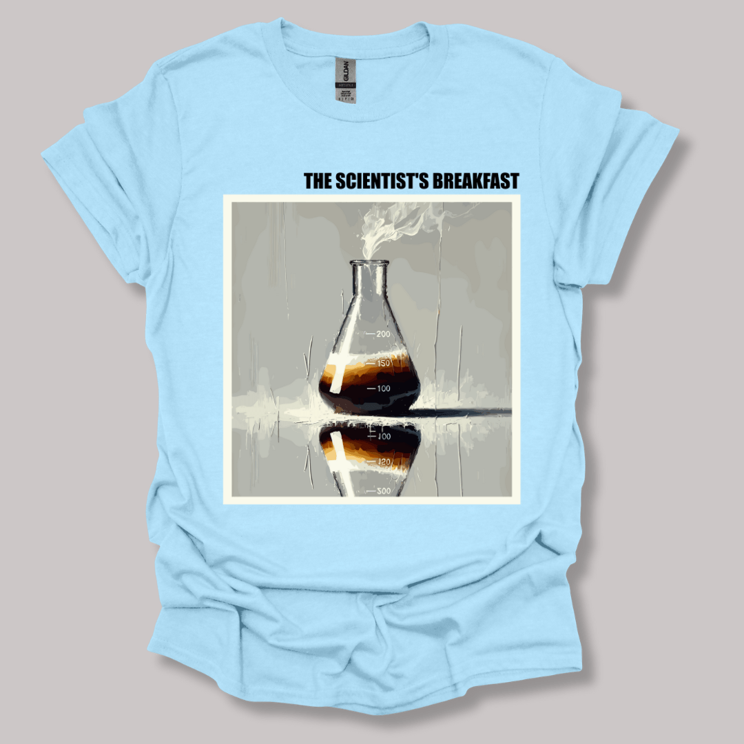 The Scientist's Breakfast T-shirt Light Blue / S