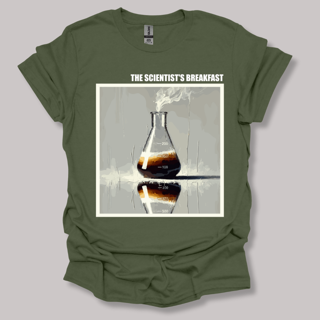 The Scientist's Breakfast T-shirt Military Green / S