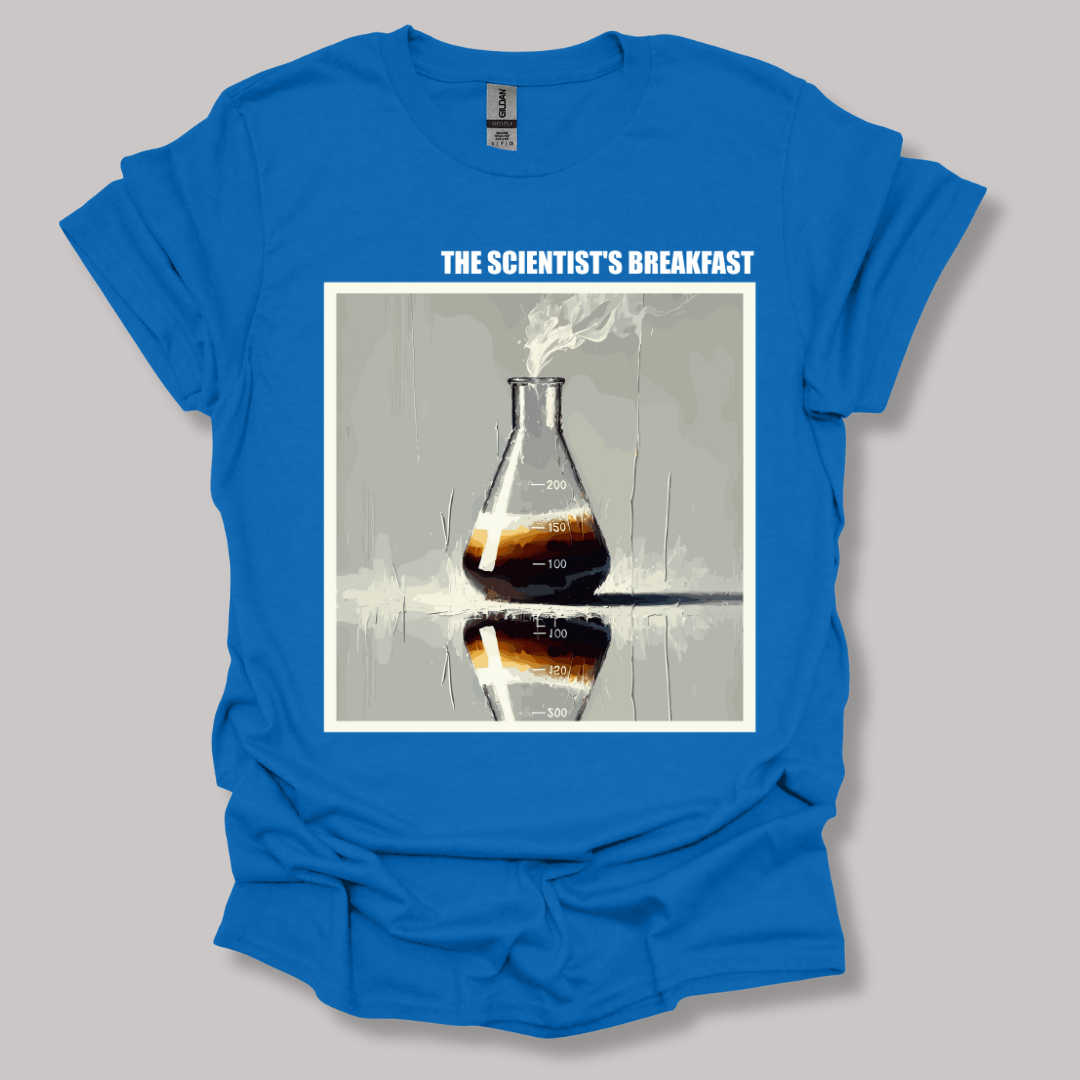 The Scientist's Breakfast T-shirt Royal / S