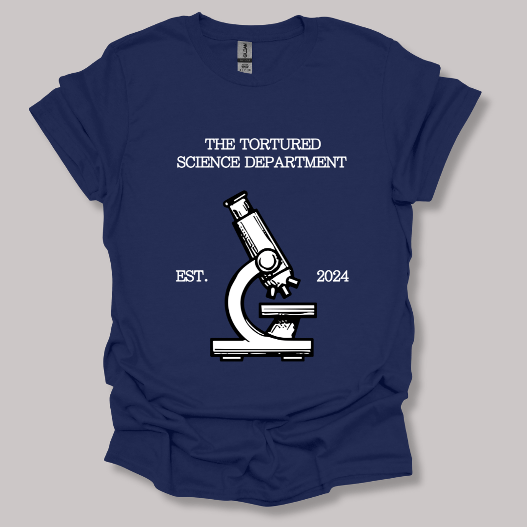 The Tortured Science Department T-shirt Navy / S