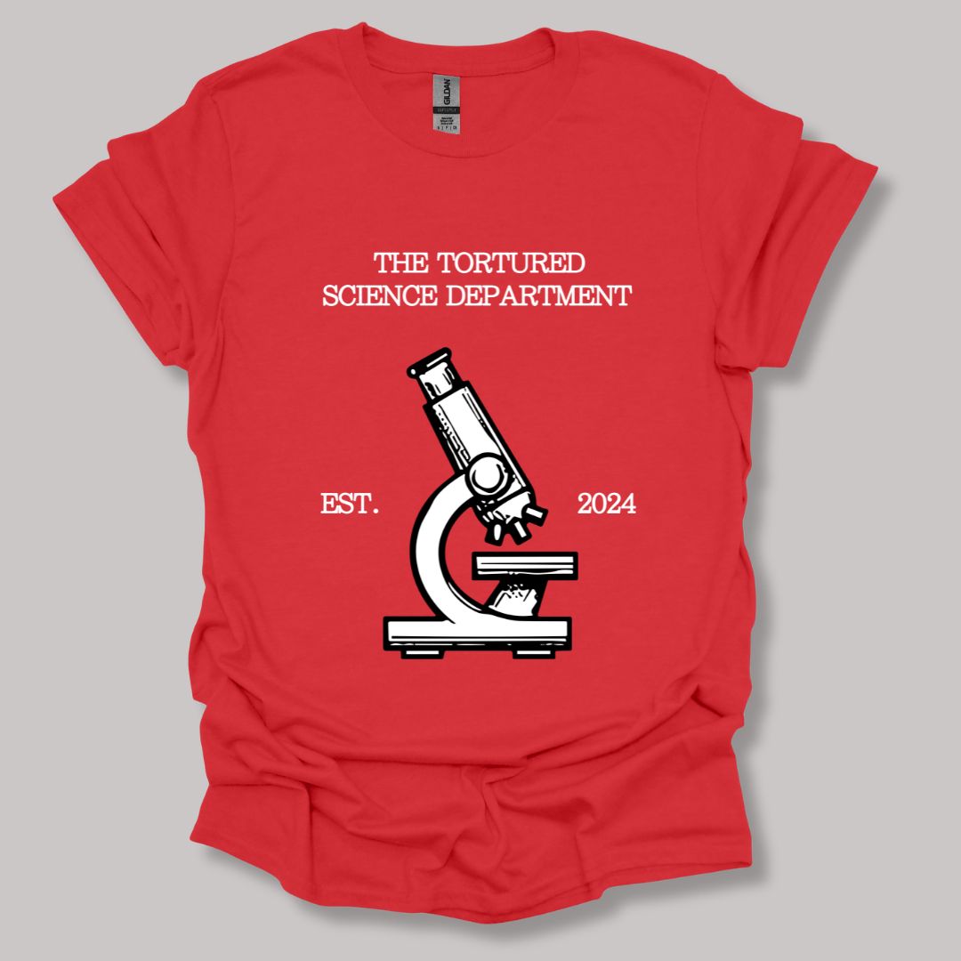 The Tortured Science Department T-shirt Red / S