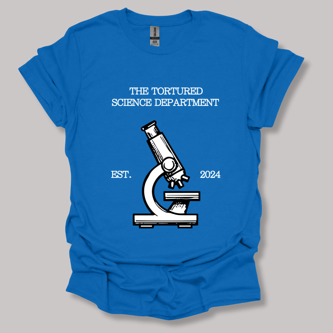 The Tortured Science Department T-shirt Royal / S