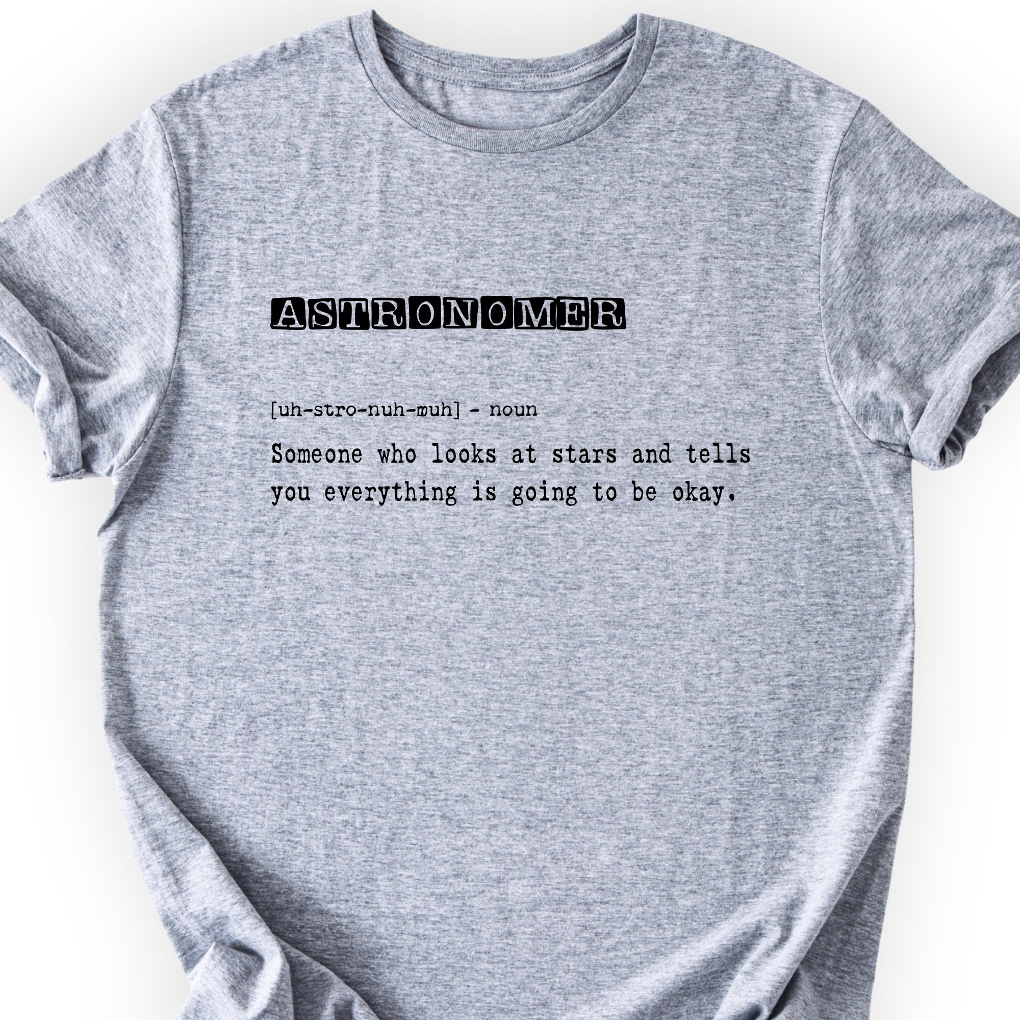 Astronomer Definition T-shirt Sports Grey