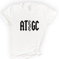 ATGC Molecular Biology v-neck t-shirt — White