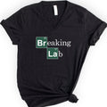 Breaking Lab v-neck t-shirt — Black