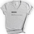 Chemist Definition v-neck t-shirt — Athletic Heather