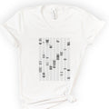 DNA Analysis v-neck t-shirt — White