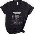 Endoplasmic Reticulum v-neck t-shirt — Black
