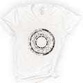 Genetic Sequence v-neck t-shirt — White