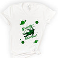 Gravity? Who Cares! v-neck t-shirt — White