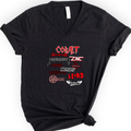 Heavy Metals v-neck t-shirt — Black