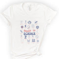 Historic Women Scientists v-neck t-shirt — White