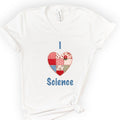 I Hearth Science Patchwork v-neck t-shirt — White