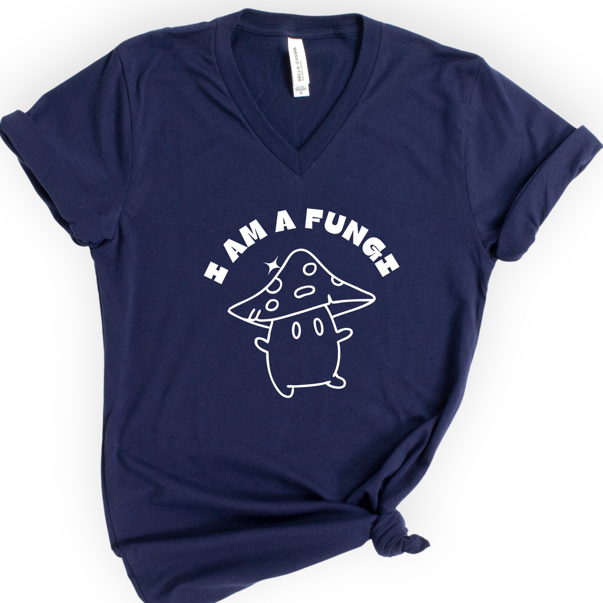 I'm a fungi v-neck t-shirt — Navy