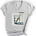 The Lab Martini v-neck t-shirt — Athletic Heather