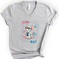 Lab Rat v-neck t-shirt — Athletic Heather