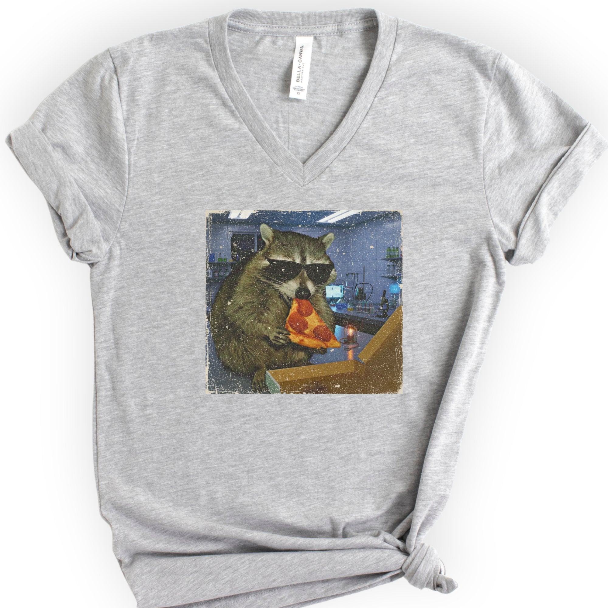Midnight Lab Shift v-neck t-shirt — Athletic Heather