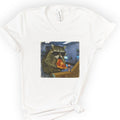 Midnight Lab Shift v-neck t-shirt — White