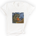Midnight Lab Shift v-neck t-shirt — White