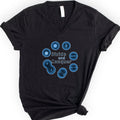 Mitosis Divide and Conquer v-neck t-shirt — Black