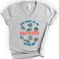 What Does Not Kill You Mutates v-neck t-shirt — Athletic Heather