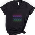 Neural Pathways v-neck t-shirt — Black