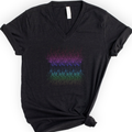 Neural Pathways v-neck t-shirt — Black