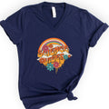 Retro Science v-neck t-shirt — Navy