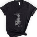 SEM Patent v-neck t-shirt — Black