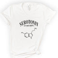 Serotonin The Mood Stabilizer v-neck t-shirt — White