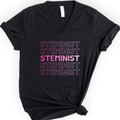 STEMINIST v-neck t-shirt — Black