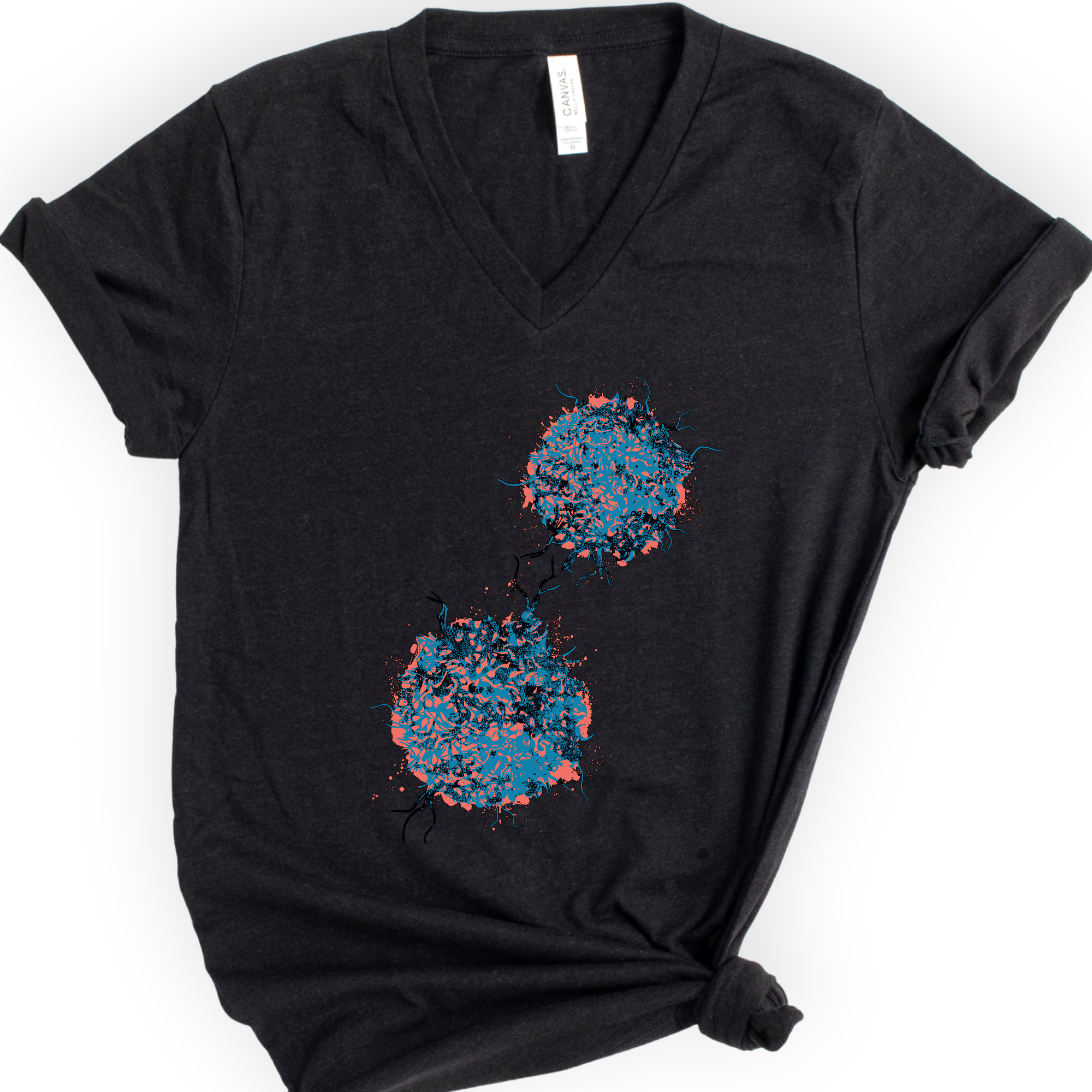 T-cells v-neck t-shirt — Black