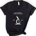 The Tortured Science Department v-neck t-shirt — Black