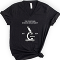 The Tortured Science Department v-neck t-shirt — Black