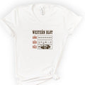 Western Blot v-neck t-shirt — White